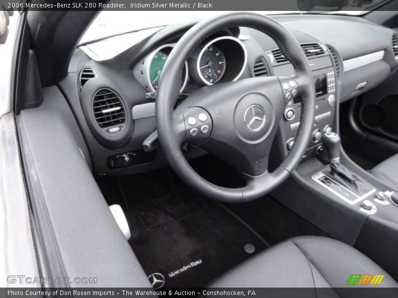 Iridium Silver Metallic / Black 2006 Mercedes-Benz SLK 280 Roadster