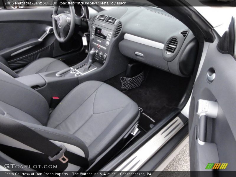 Iridium Silver Metallic / Black 2006 Mercedes-Benz SLK 280 Roadster