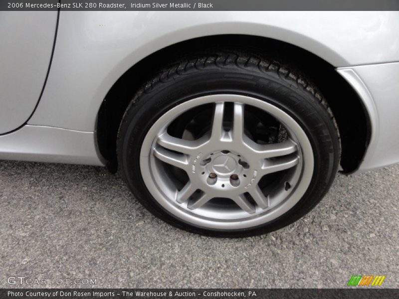 Iridium Silver Metallic / Black 2006 Mercedes-Benz SLK 280 Roadster