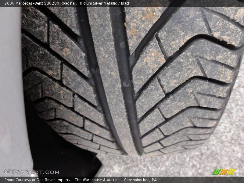 Iridium Silver Metallic / Black 2006 Mercedes-Benz SLK 280 Roadster