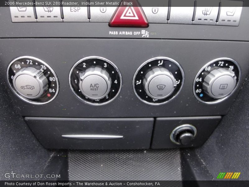 Iridium Silver Metallic / Black 2006 Mercedes-Benz SLK 280 Roadster