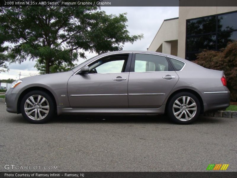 Platinum Graphite / Graphite 2008 Infiniti M 35x AWD Sedan