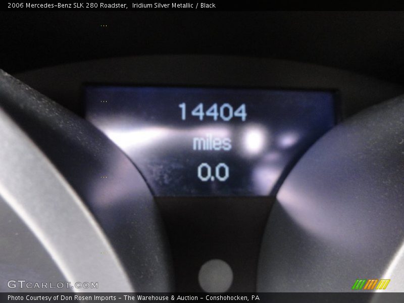 Iridium Silver Metallic / Black 2006 Mercedes-Benz SLK 280 Roadster