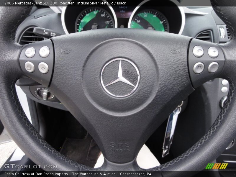 Iridium Silver Metallic / Black 2006 Mercedes-Benz SLK 280 Roadster
