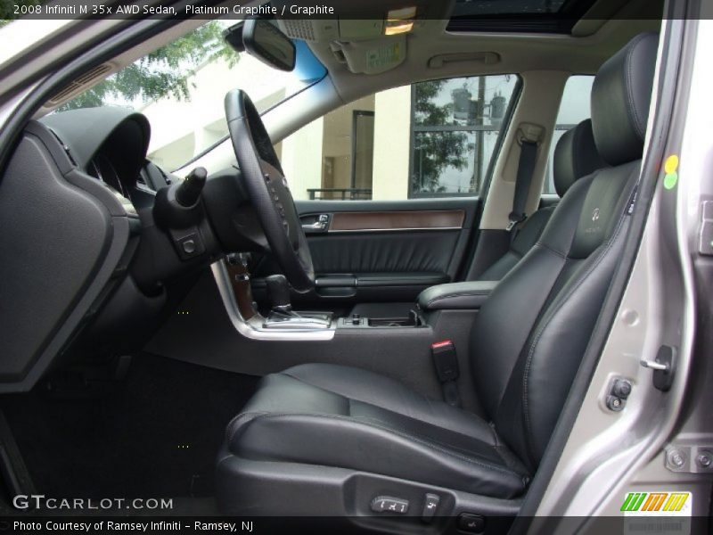 Platinum Graphite / Graphite 2008 Infiniti M 35x AWD Sedan
