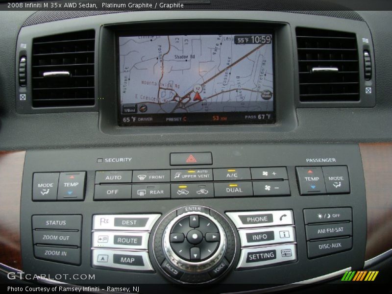 Platinum Graphite / Graphite 2008 Infiniti M 35x AWD Sedan