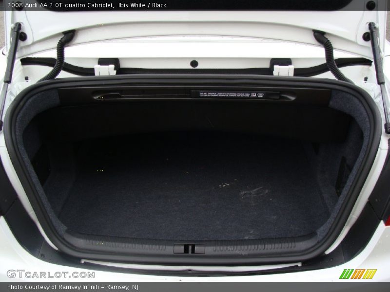 Ibis White / Black 2008 Audi A4 2.0T quattro Cabriolet