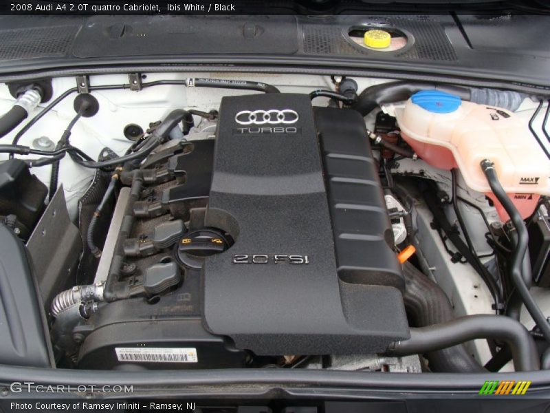 Ibis White / Black 2008 Audi A4 2.0T quattro Cabriolet