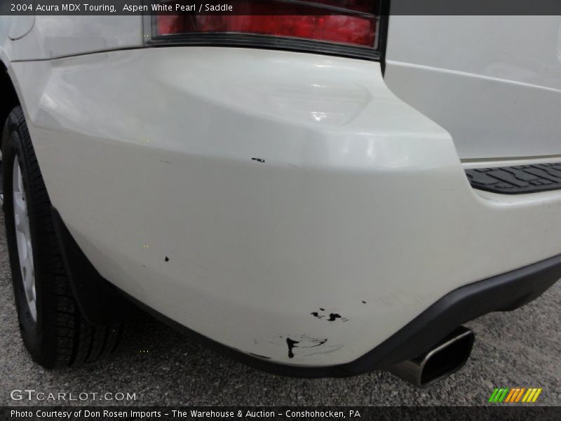 Aspen White Pearl / Saddle 2004 Acura MDX Touring