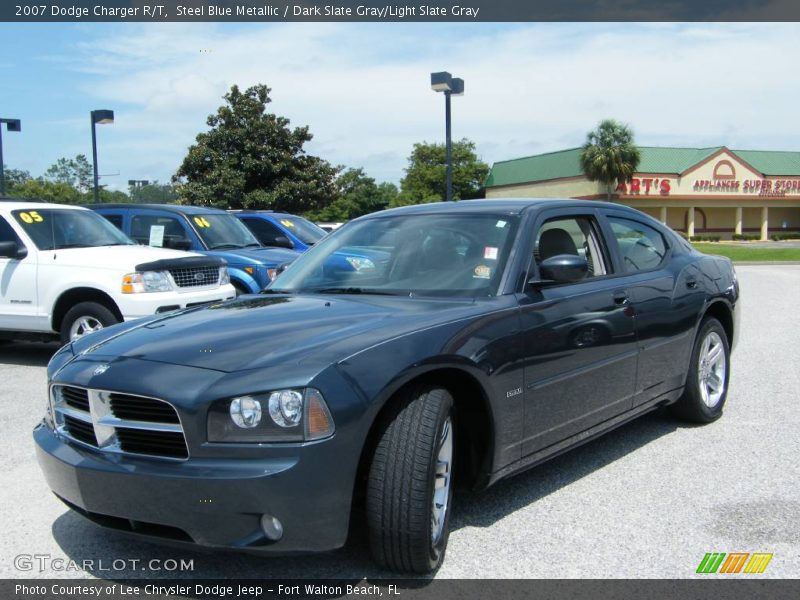 Steel Blue Metallic / Dark Slate Gray/Light Slate Gray 2007 Dodge Charger R/T