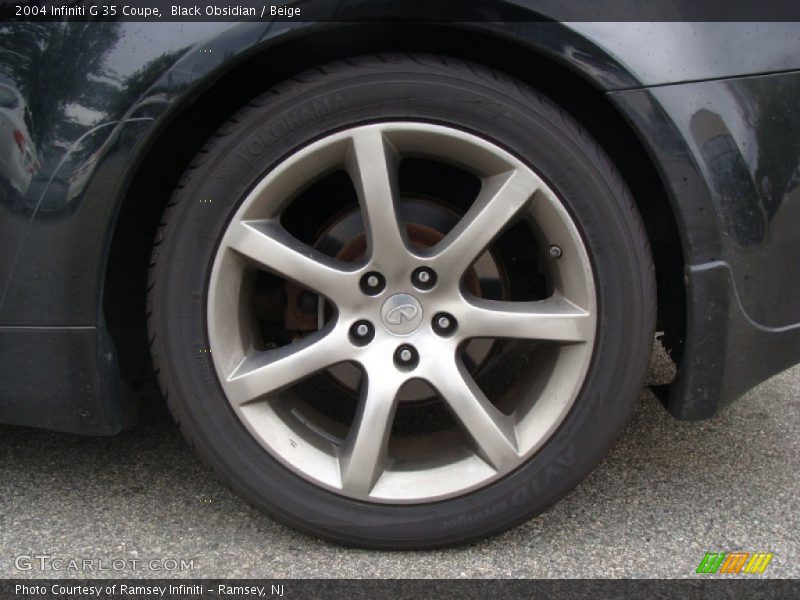 Black Obsidian / Beige 2004 Infiniti G 35 Coupe