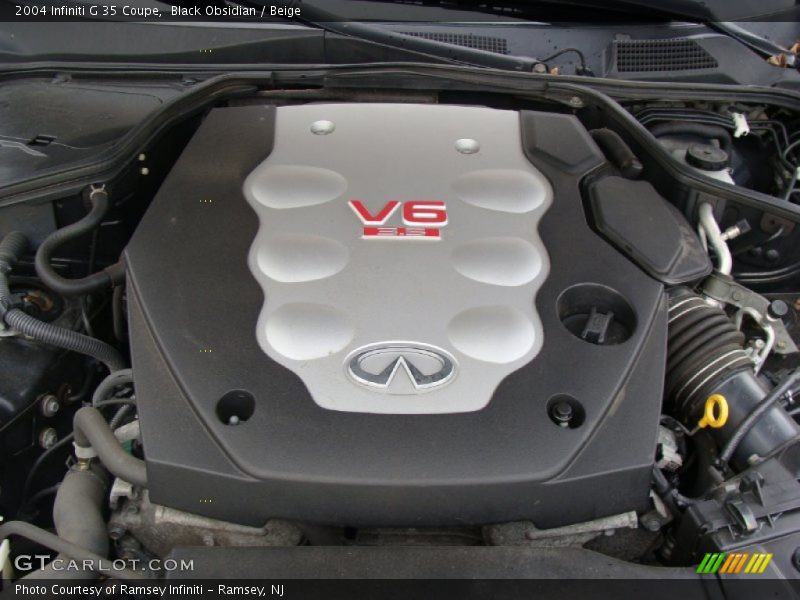 Black Obsidian / Beige 2004 Infiniti G 35 Coupe