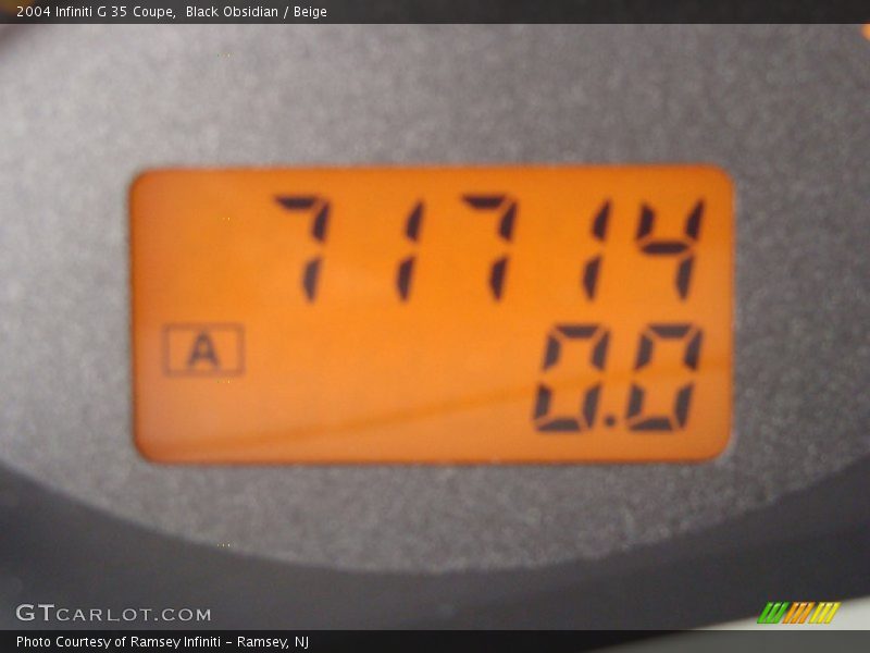 Black Obsidian / Beige 2004 Infiniti G 35 Coupe