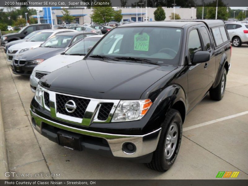 Super Black / Graphite 2010 Nissan Frontier SE King Cab