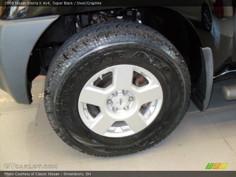 Super Black / Steel/Graphite 2008 Nissan Xterra X 4x4
