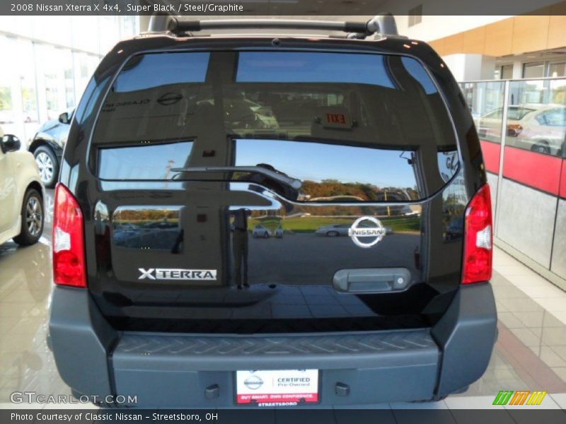 Super Black / Steel/Graphite 2008 Nissan Xterra X 4x4
