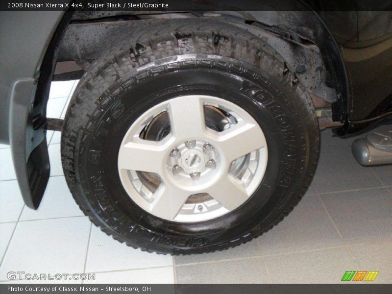 Super Black / Steel/Graphite 2008 Nissan Xterra X 4x4