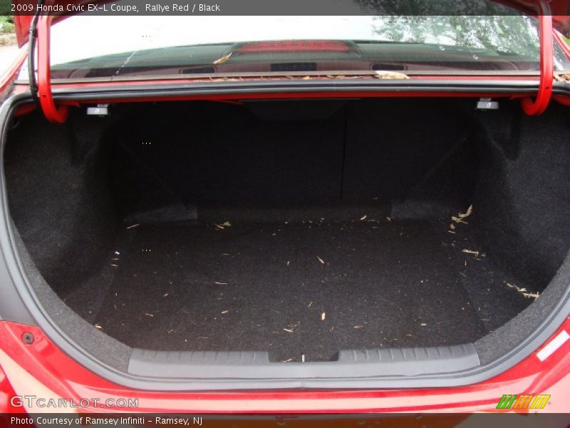 Rallye Red / Black 2009 Honda Civic EX-L Coupe
