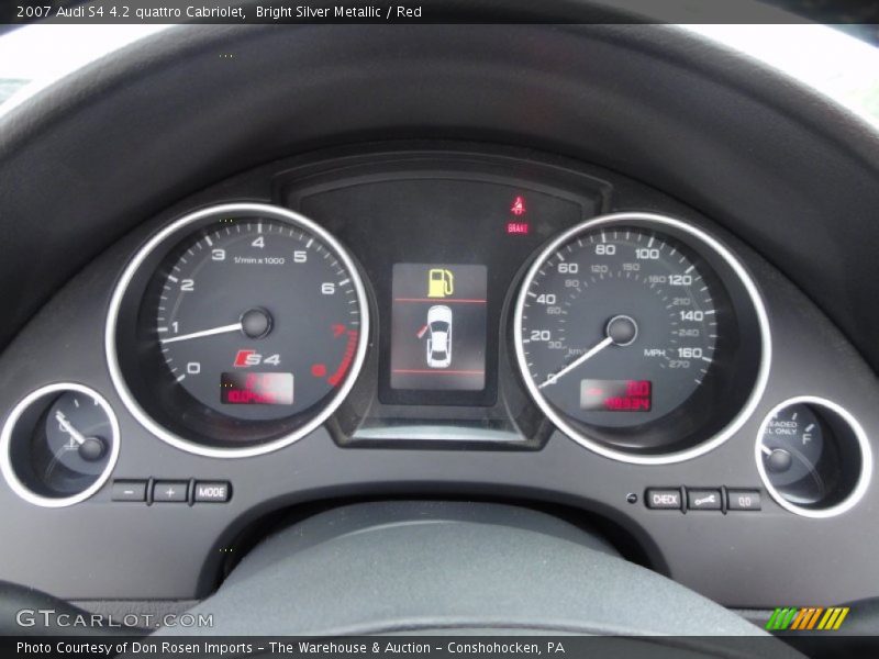  2007 S4 4.2 quattro Cabriolet 4.2 quattro Cabriolet Gauges