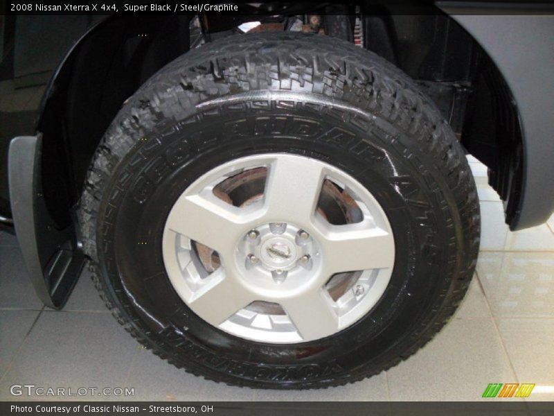 Super Black / Steel/Graphite 2008 Nissan Xterra X 4x4