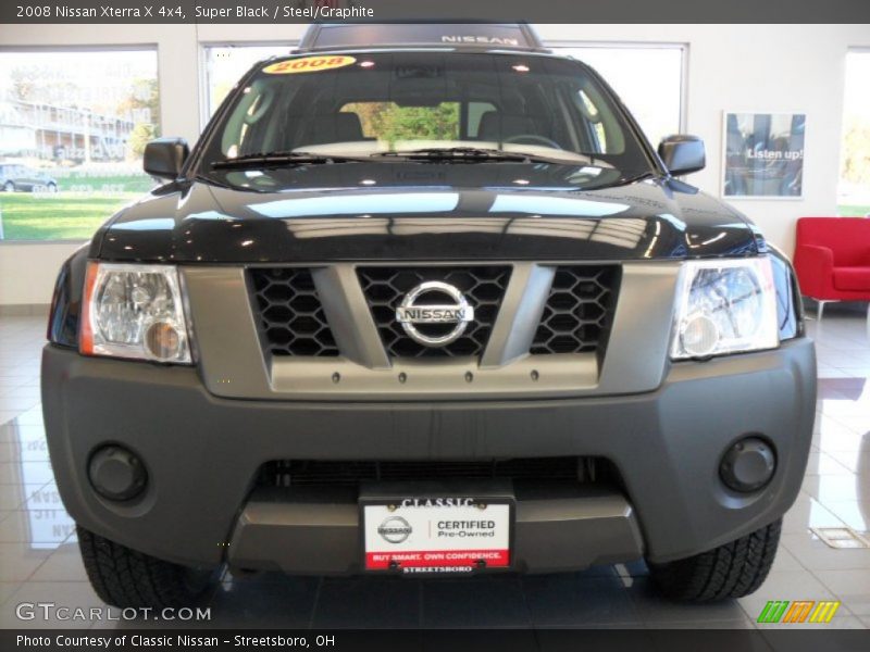 Super Black / Steel/Graphite 2008 Nissan Xterra X 4x4