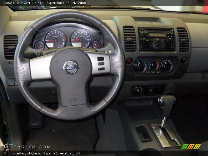 Super Black / Steel/Graphite 2008 Nissan Xterra X 4x4