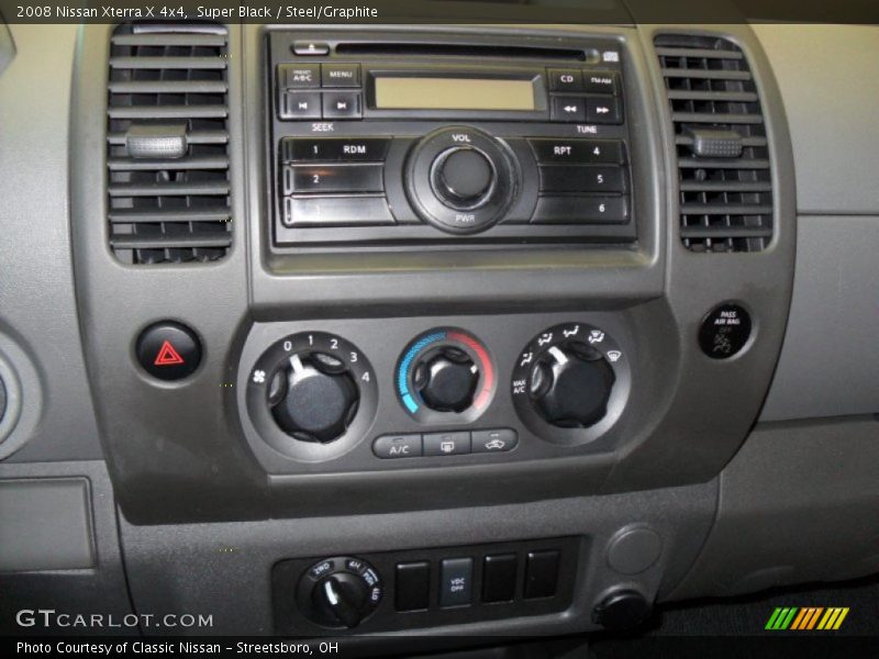 Super Black / Steel/Graphite 2008 Nissan Xterra X 4x4