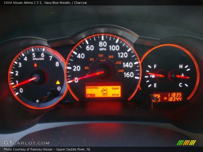 Navy Blue Metallic / Charcoal 2009 Nissan Altima 2.5 S