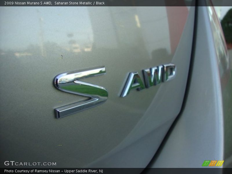 Saharan Stone Metallic / Black 2009 Nissan Murano S AWD