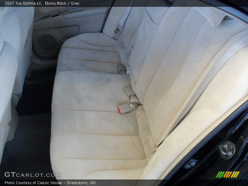 Ebony Black / Gray 2007 Kia Optima LX