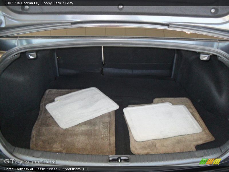 Ebony Black / Gray 2007 Kia Optima LX