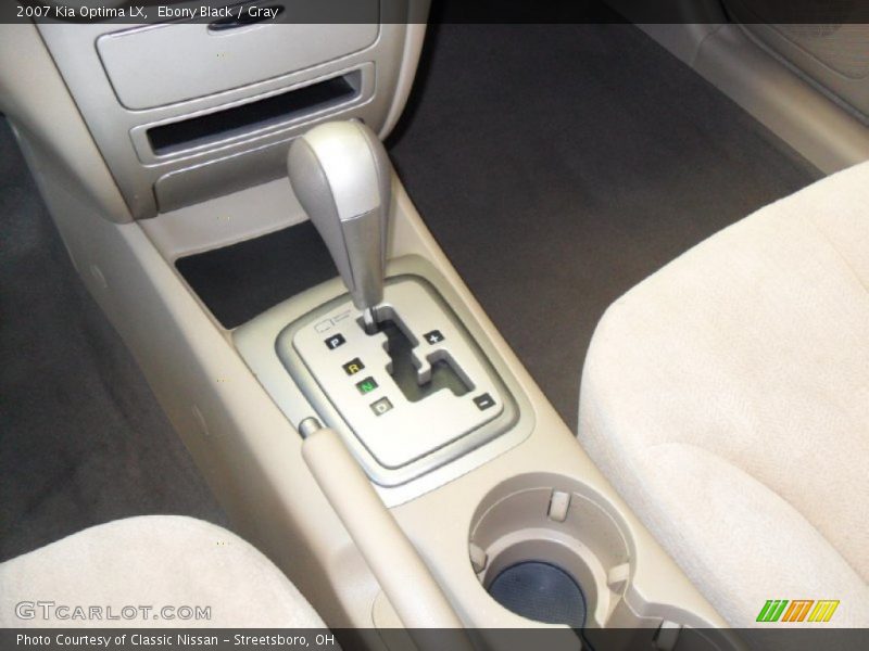 Ebony Black / Gray 2007 Kia Optima LX