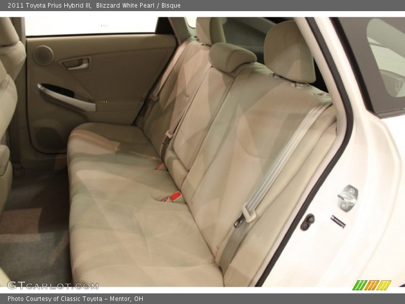 Blizzard White Pearl / Bisque 2011 Toyota Prius Hybrid III