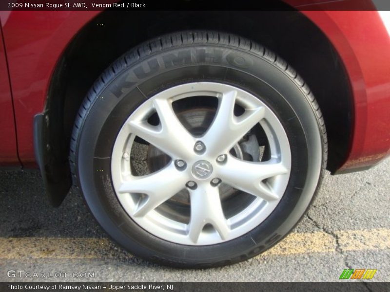 Venom Red / Black 2009 Nissan Rogue SL AWD