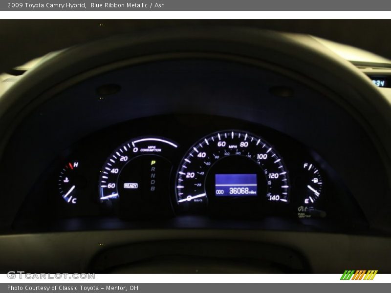 Blue Ribbon Metallic / Ash 2009 Toyota Camry Hybrid