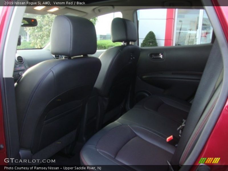 Venom Red / Black 2009 Nissan Rogue SL AWD