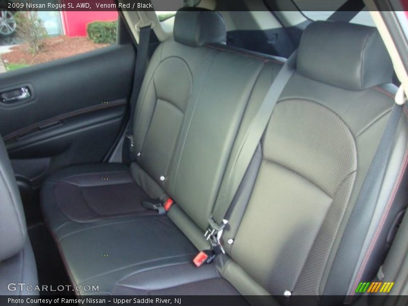 Venom Red / Black 2009 Nissan Rogue SL AWD