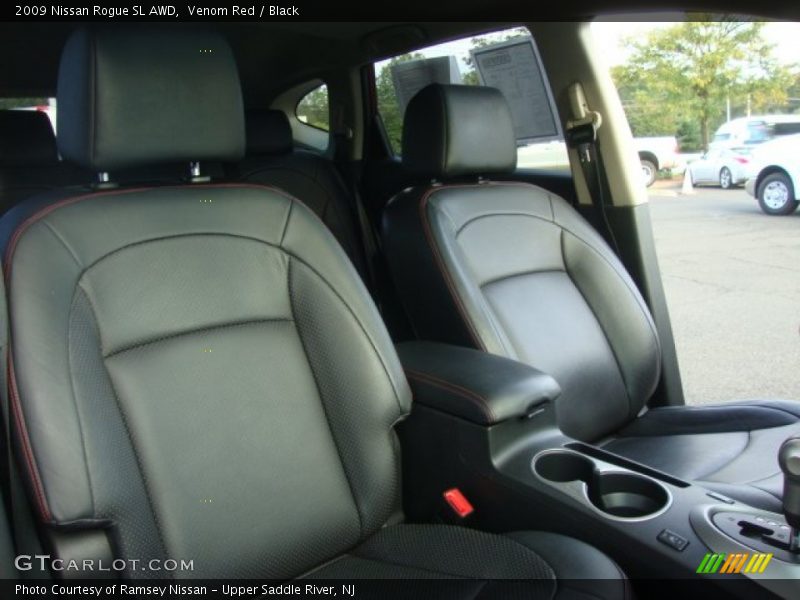 Venom Red / Black 2009 Nissan Rogue SL AWD