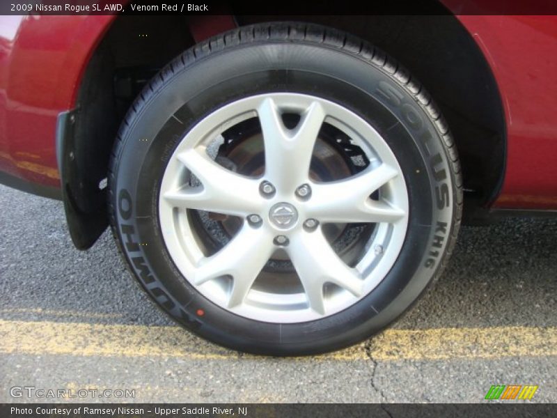 Venom Red / Black 2009 Nissan Rogue SL AWD