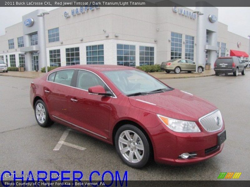 Red Jewel Tintcoat / Dark Titanium/Light Titanium 2011 Buick LaCrosse CXL