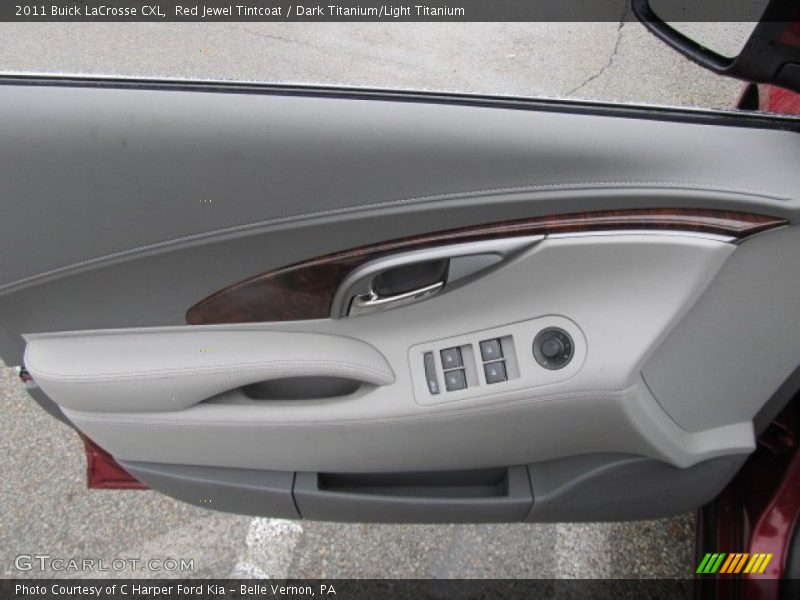 Red Jewel Tintcoat / Dark Titanium/Light Titanium 2011 Buick LaCrosse CXL