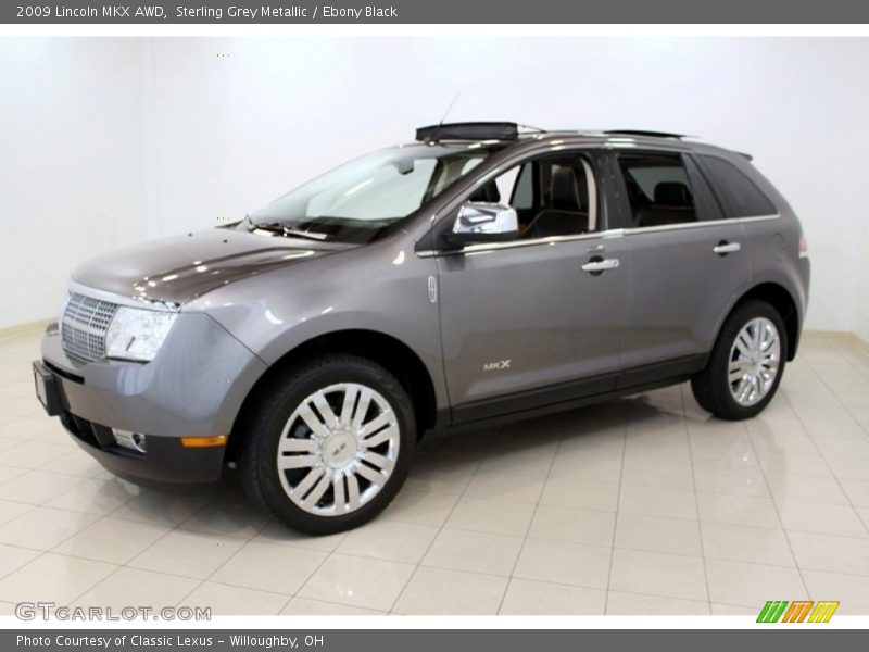 Sterling Grey Metallic / Ebony Black 2009 Lincoln MKX AWD
