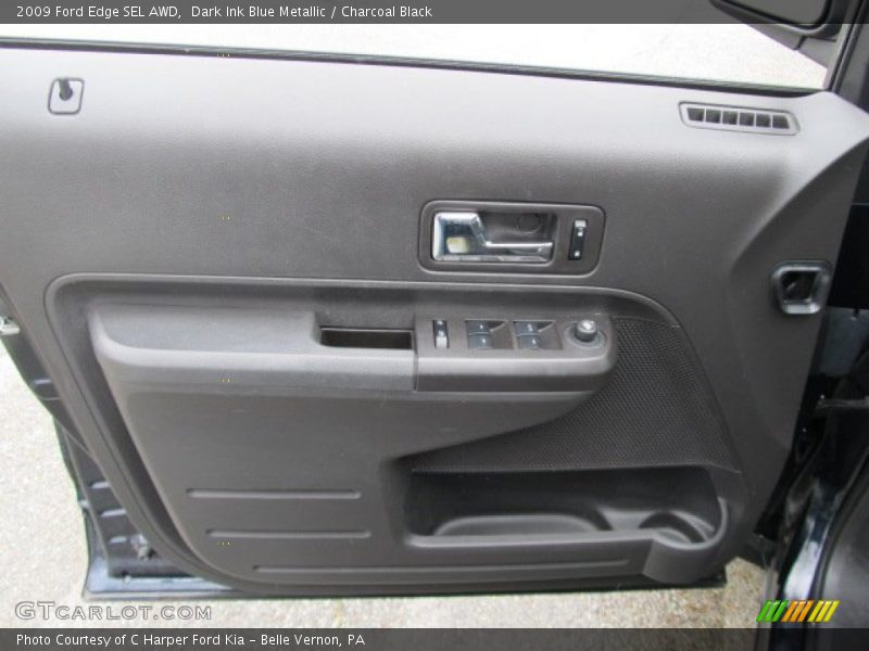 Dark Ink Blue Metallic / Charcoal Black 2009 Ford Edge SEL AWD