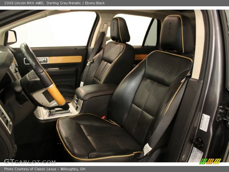  2009 MKX AWD Ebony Black Interior