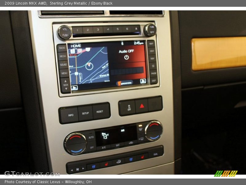 Sterling Grey Metallic / Ebony Black 2009 Lincoln MKX AWD