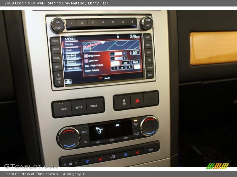 Sterling Grey Metallic / Ebony Black 2009 Lincoln MKX AWD
