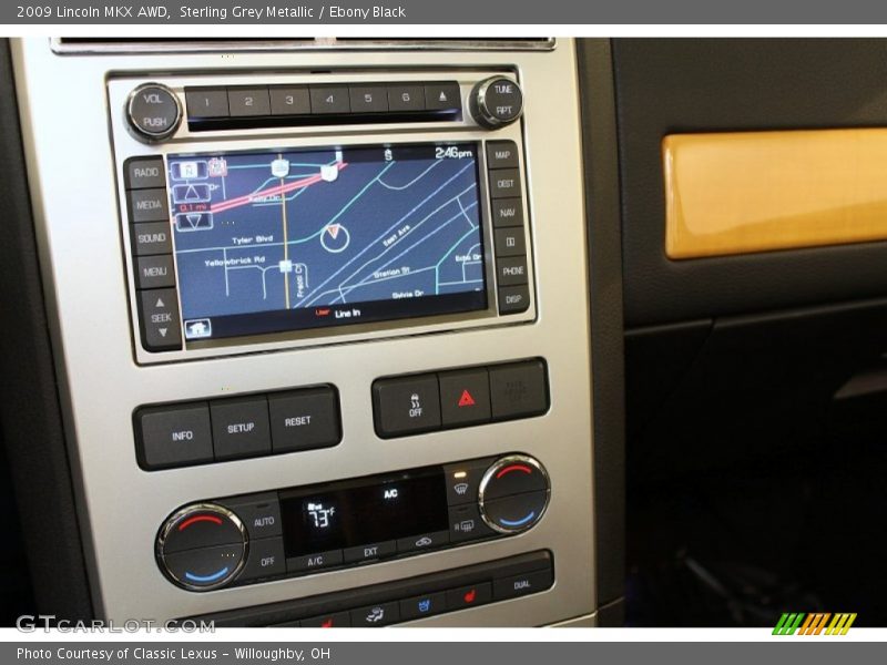 Sterling Grey Metallic / Ebony Black 2009 Lincoln MKX AWD