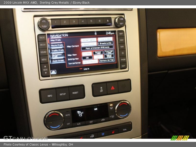 Sterling Grey Metallic / Ebony Black 2009 Lincoln MKX AWD