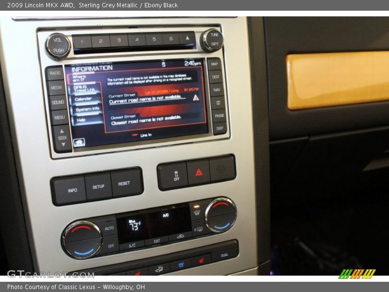 Sterling Grey Metallic / Ebony Black 2009 Lincoln MKX AWD