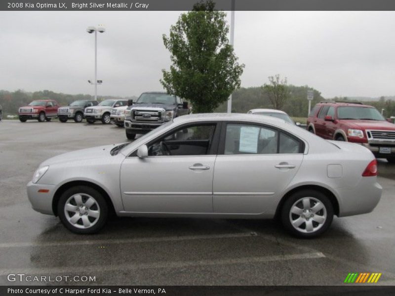 Bright Silver Metallic / Gray 2008 Kia Optima LX
